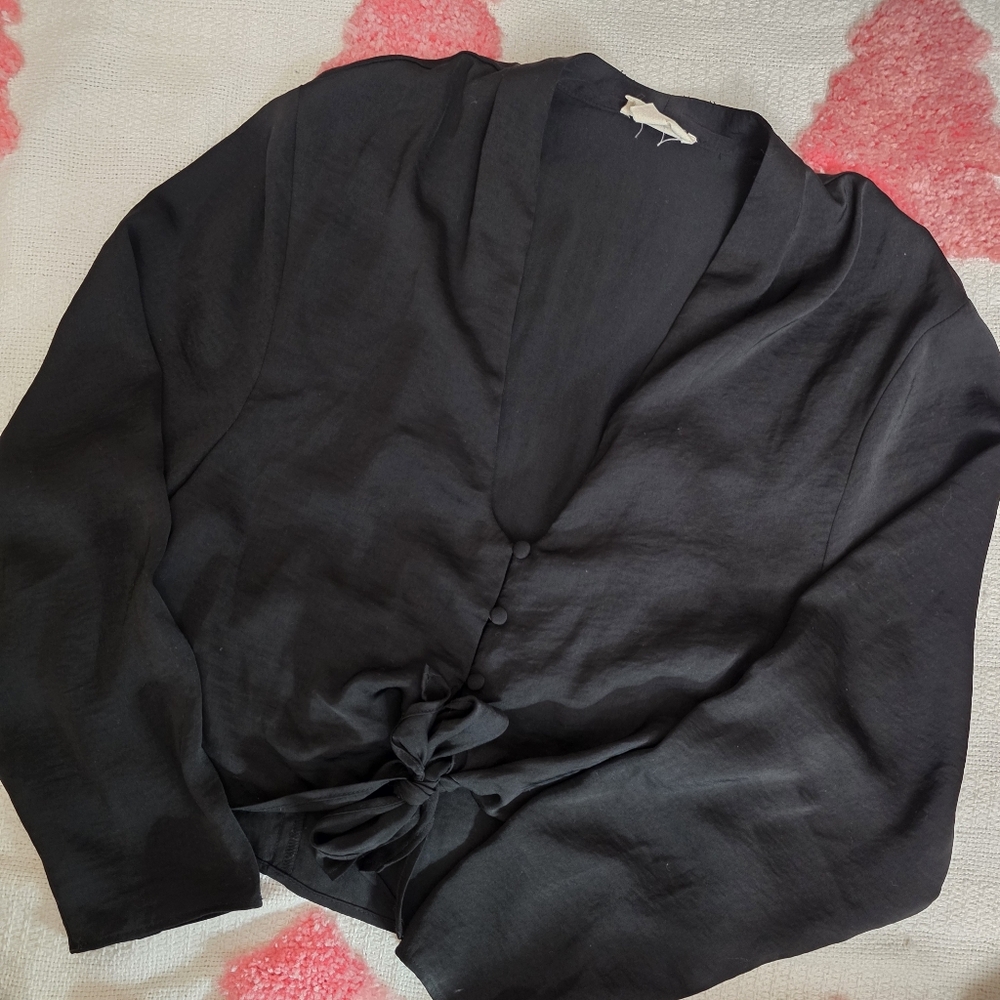 Open Edit Longsleeve Blouse